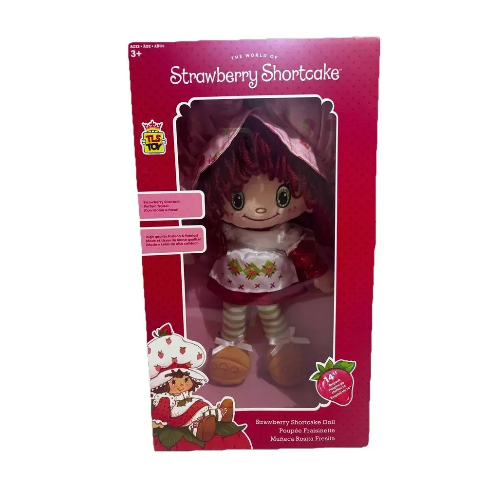 New Strawberry Shortcake Rag Doll The World of Strawberry Shortcake 14 Inch Doll